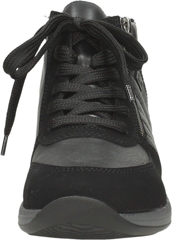 Rieker Veterschoenen Hoog zwart