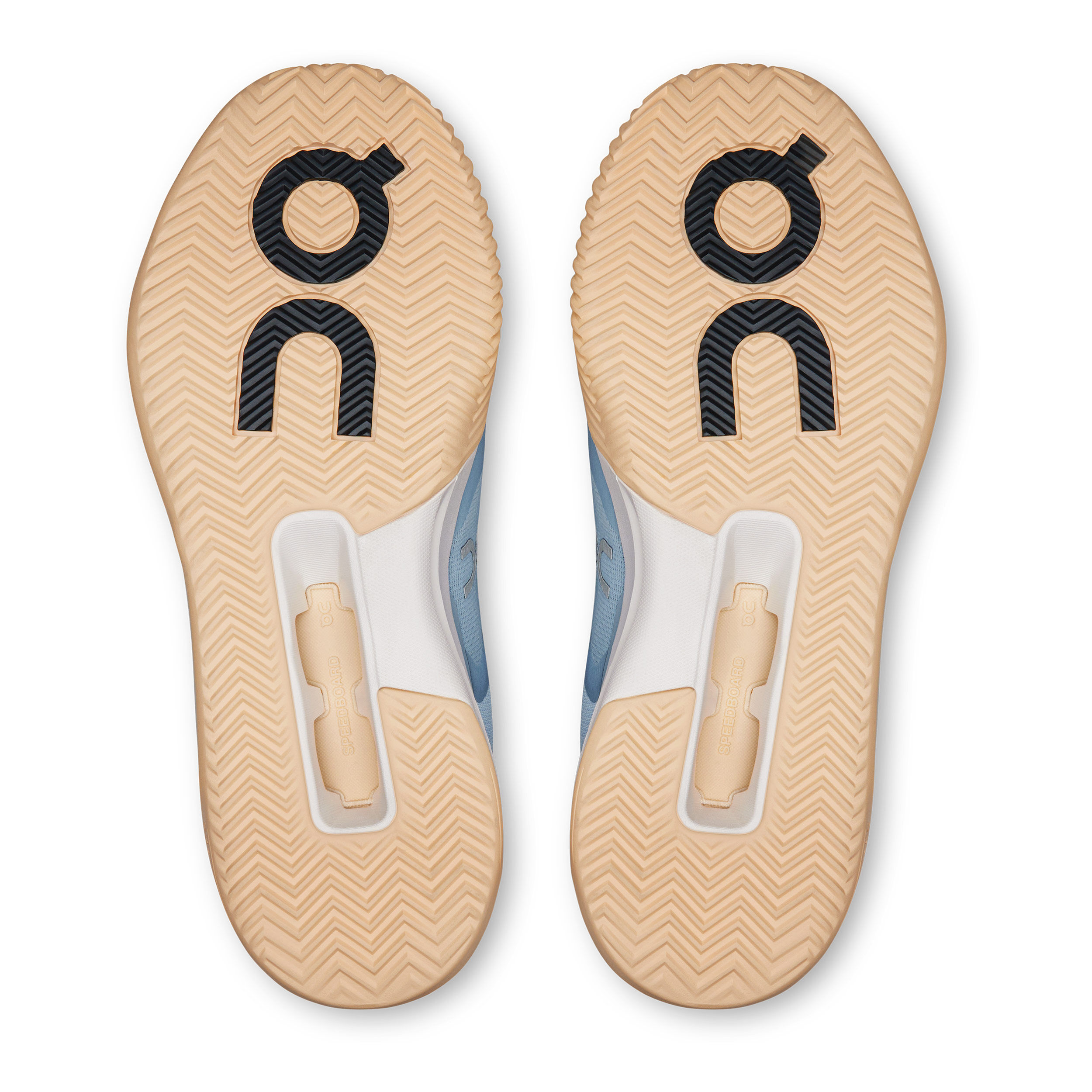 On The Roger Advantage Pro Chaussure Terre Battue Femmes - Bleu Clair , Abricot