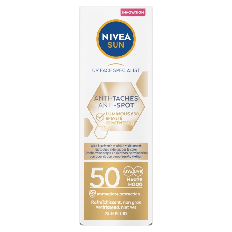 Nivea SUN Luminous Gezicht Zonnecrème SPF 50 40ml