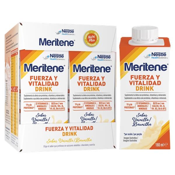 Bebida Proteica Vitaminas Minerais Sabor Baunilha 4X180ml