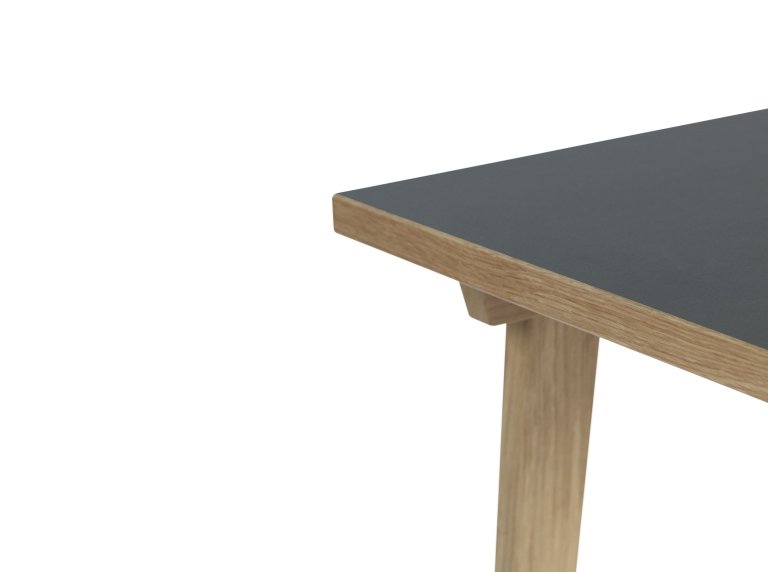 Normann Copenhagen Slice Linoleum salontafel 100x40 creme