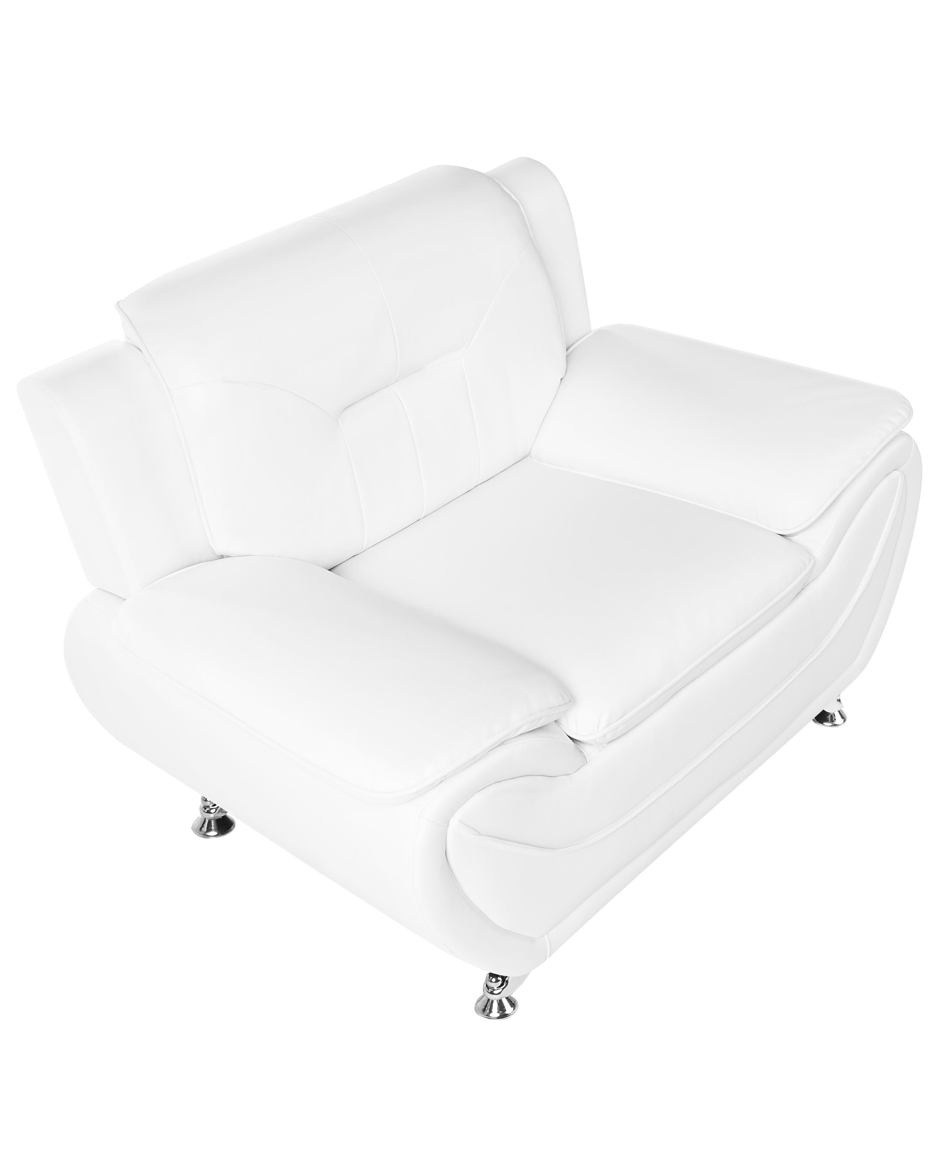 Fauteuil LEIRA Kunstleer Wit