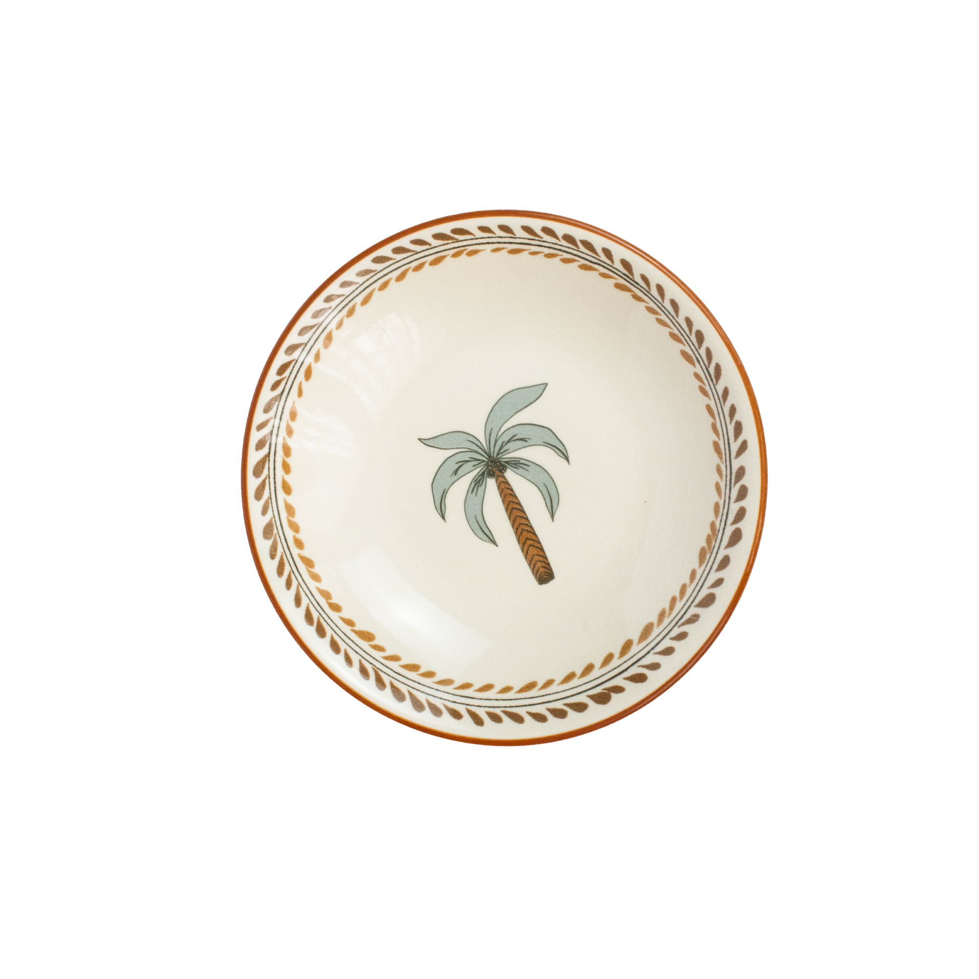 Plat profond en céramique « Palmas Mamey » (lot de 4)