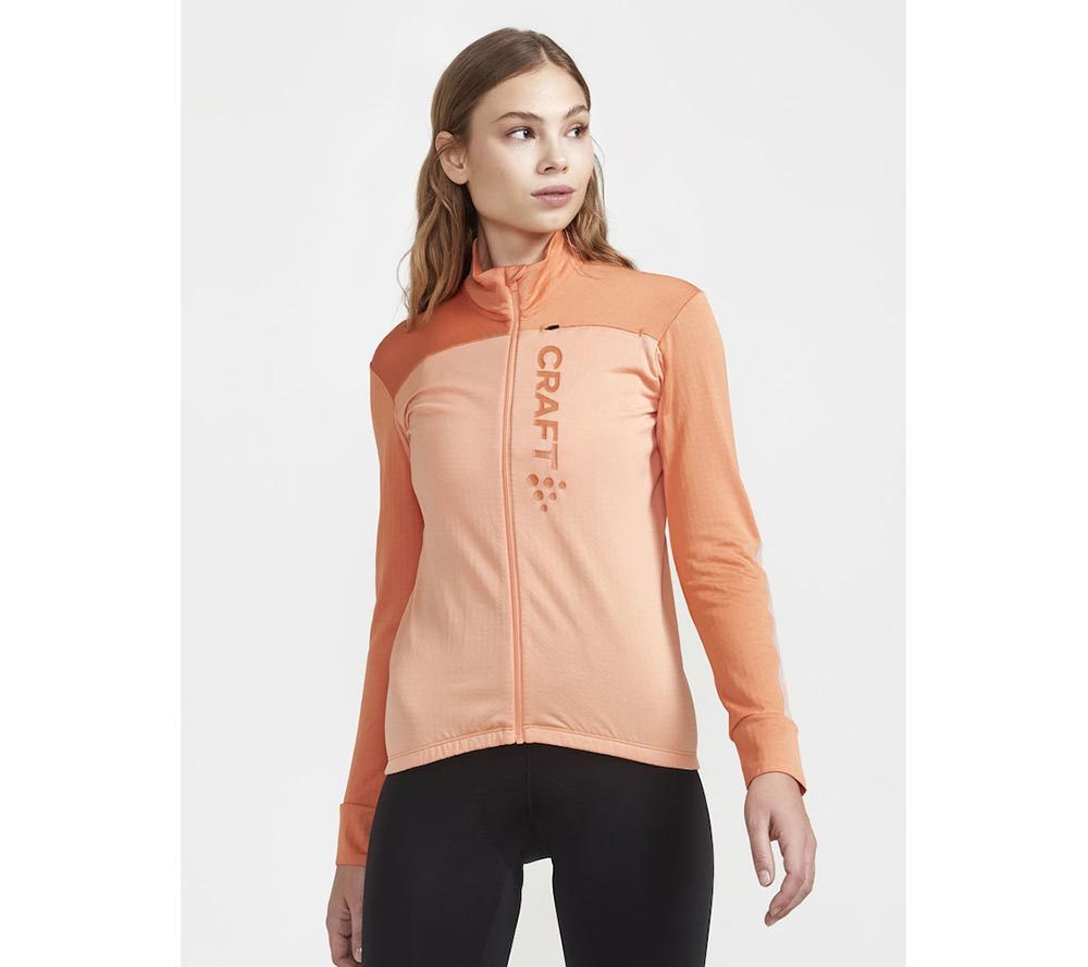 Craft Core Bike SubZ Fietsshirt Lange Mouwen Roze Dames