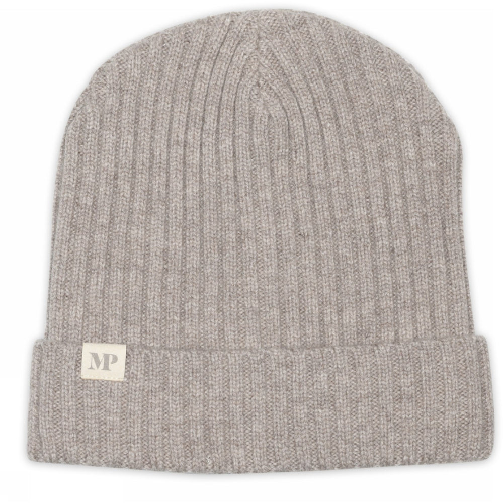 Køb Mp Danmark Light Brown Melange Uppsala Beanie