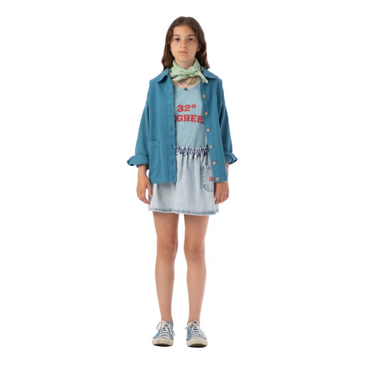 Piupiuchick Jupe Denim | Bleu Clair
