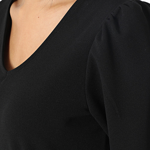 Robe Femme Col V Catia Noir