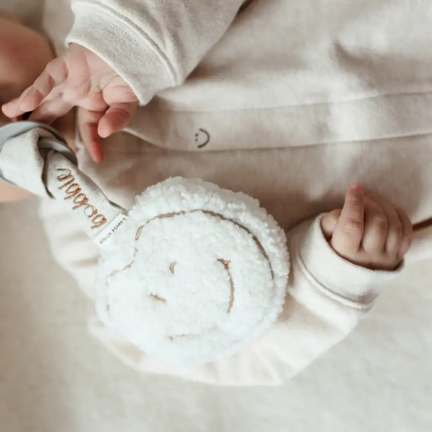 Atelier Pomme | Pacifier Cloth | Pomme | Teddy | Snowy