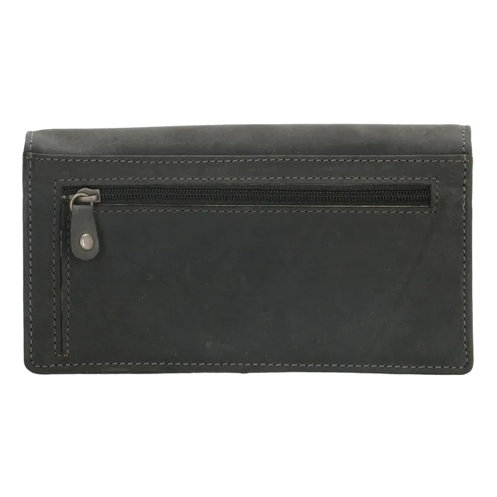 Hide & Stitches Idaho Portemonnee Zwart