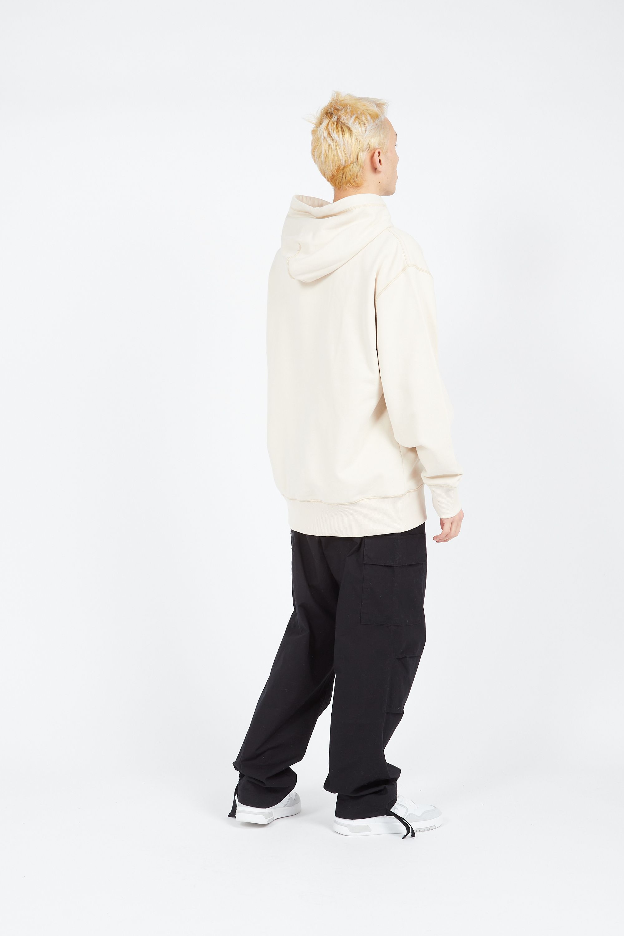 CALVIN KLEIN JEANS Hoodie WASH MONOLOGO HOODIE Blanc
