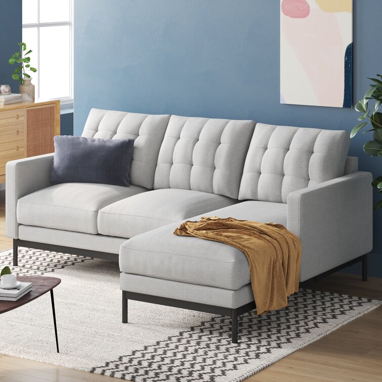 Thompson 77.6&prime;&prime; Wide Reversible Modular Sofa & Chaise