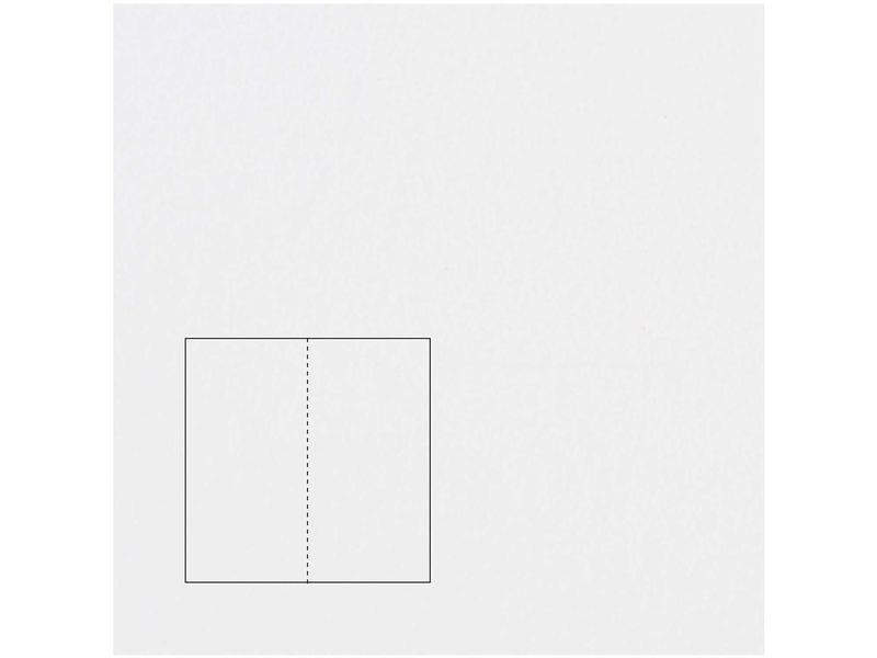 Rico Design Paper Poetry Essentials DL Klappkarte lang A6, Bedruckbare Klappkarte