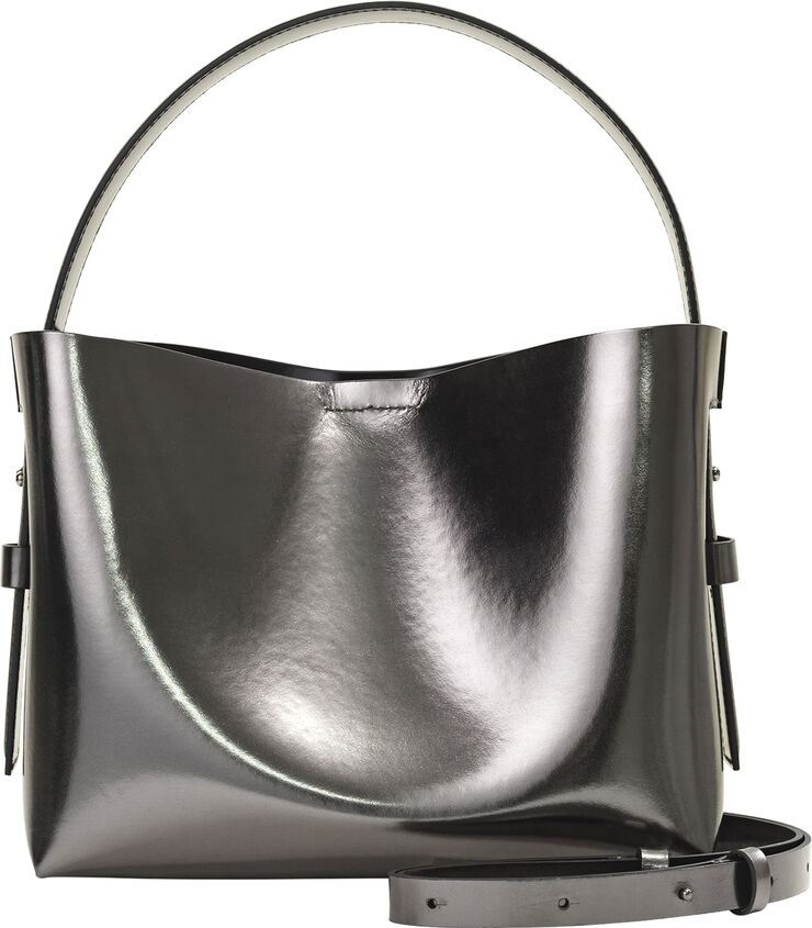 Second Female Leata Leather Bag Gunmetal