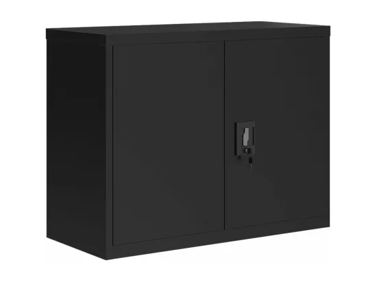 Classeur noir 90x40x70 cm acier