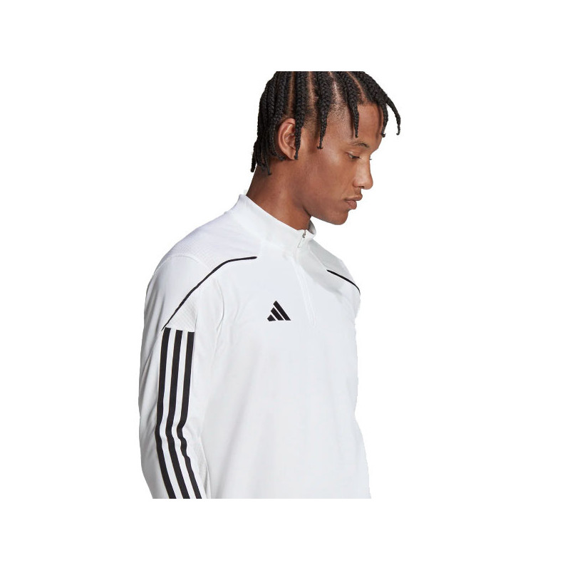 Sweat 1/2 zip blanc Adidas Tiro 23