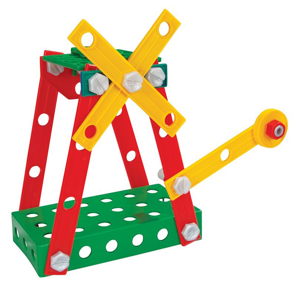 Pilsan 03200 Bau Mini Modell 128 Teile Metall Konstruktionsspielzeug, ab 3 Jahre bunt