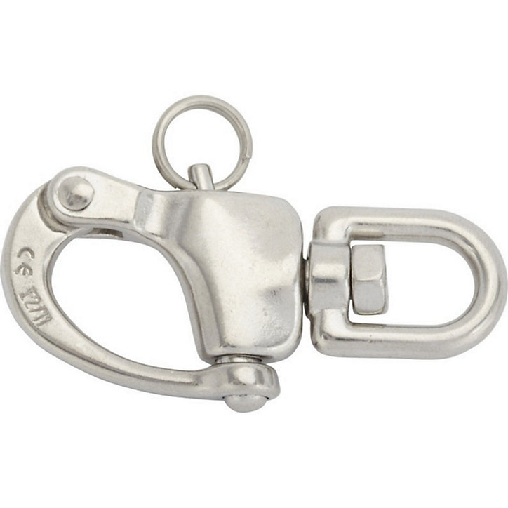 Porte-mousqueton simplex pivotant Chapuis inox 70 mm