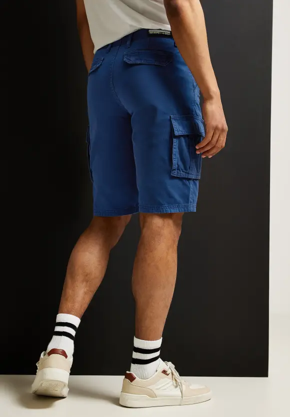 Regular Fit Cargoshorts - indigo blue