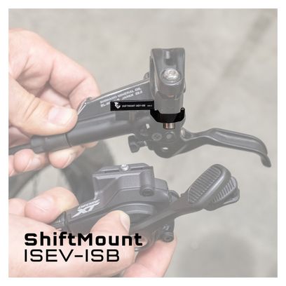 Collier Wolf Tooth ShiftMount ISEV-ISB pour Commande de Vitesse Shimano I-Spec EV et Frein Shimano I-Spec B