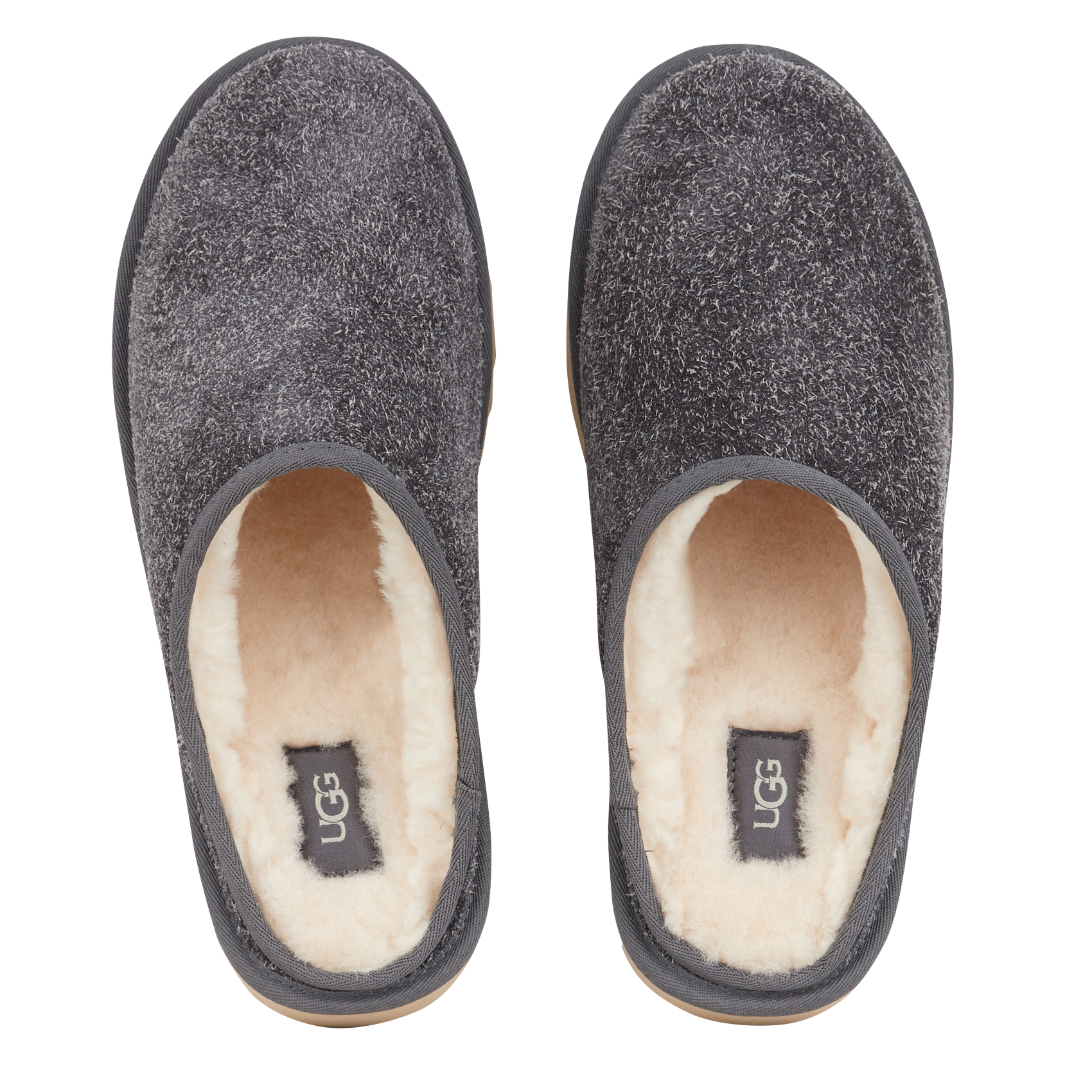 CLASSIC SHAGGY - Chaussons fourrés en cuir | Gris