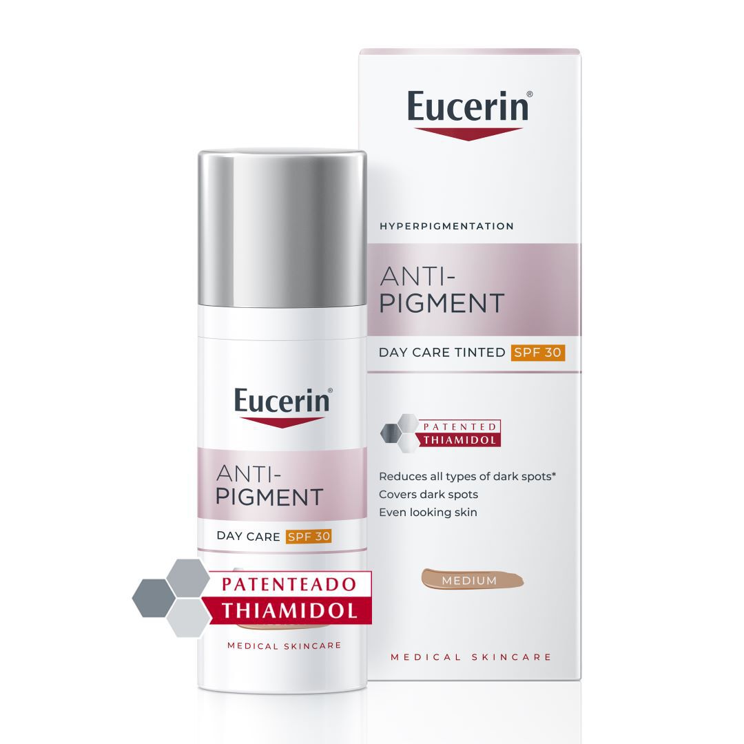 EUCERIN  Anti-Pigment Creme de Dia Tinted Médio FPS 30 - 50ml