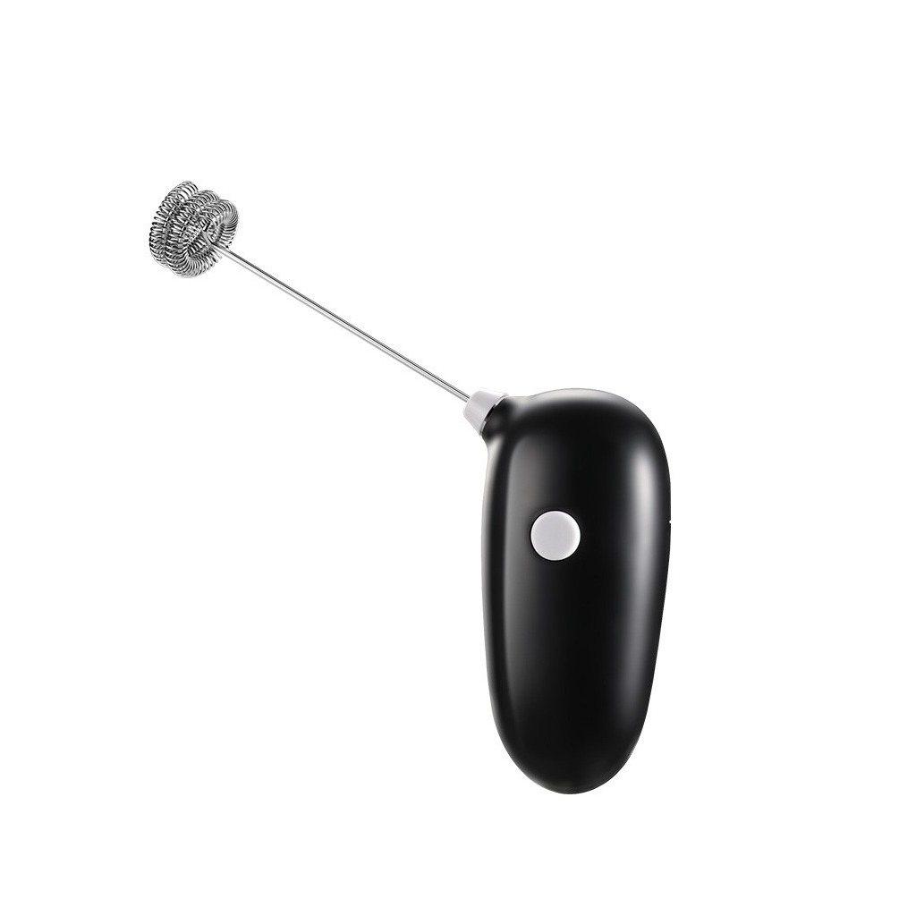 Mini Milch Aufschäumer Handmixer für Kaffee   Milch (Batteriebetrieben) - Schwarz