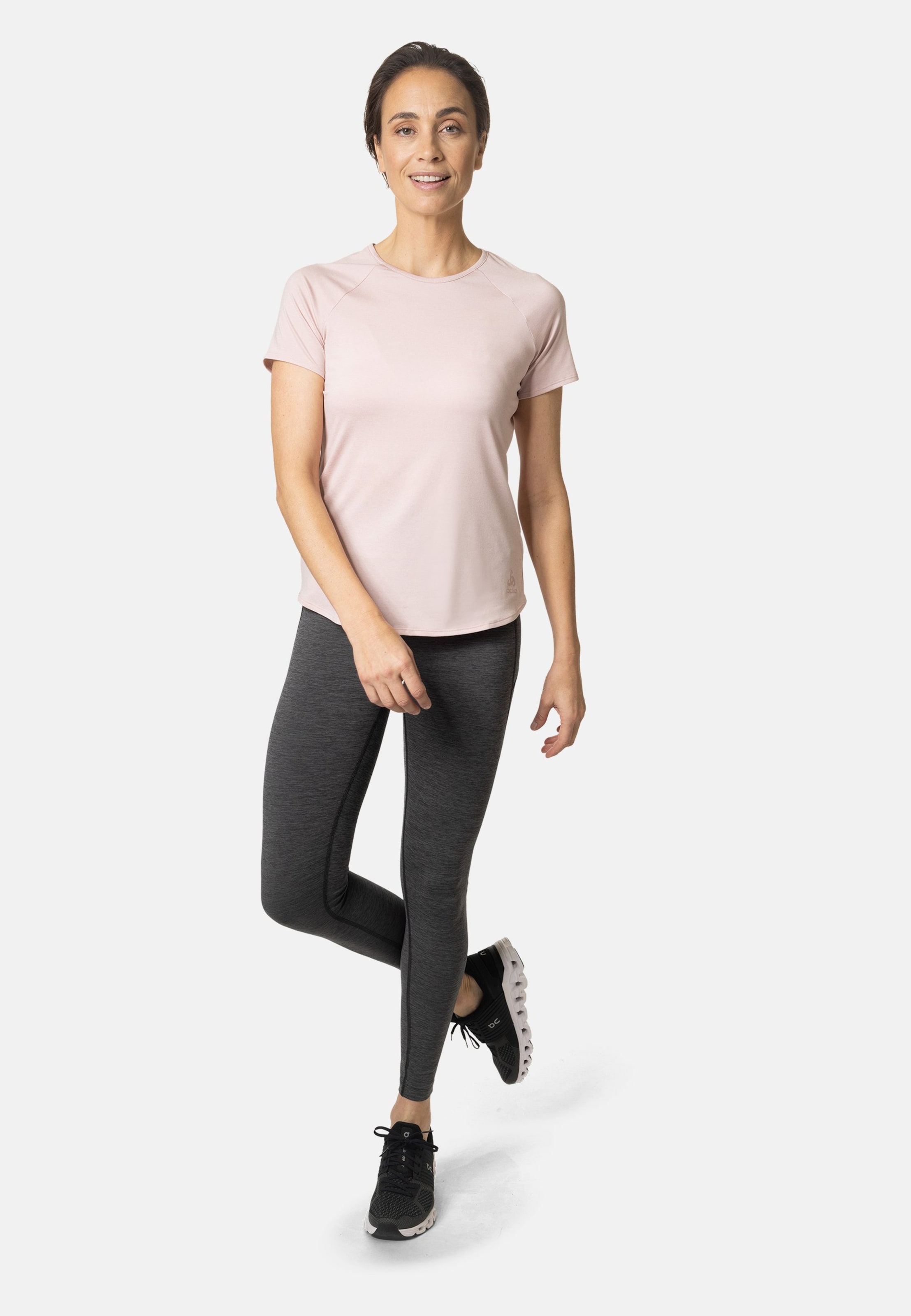 Active 365 T-Shirt in pale mauve melange