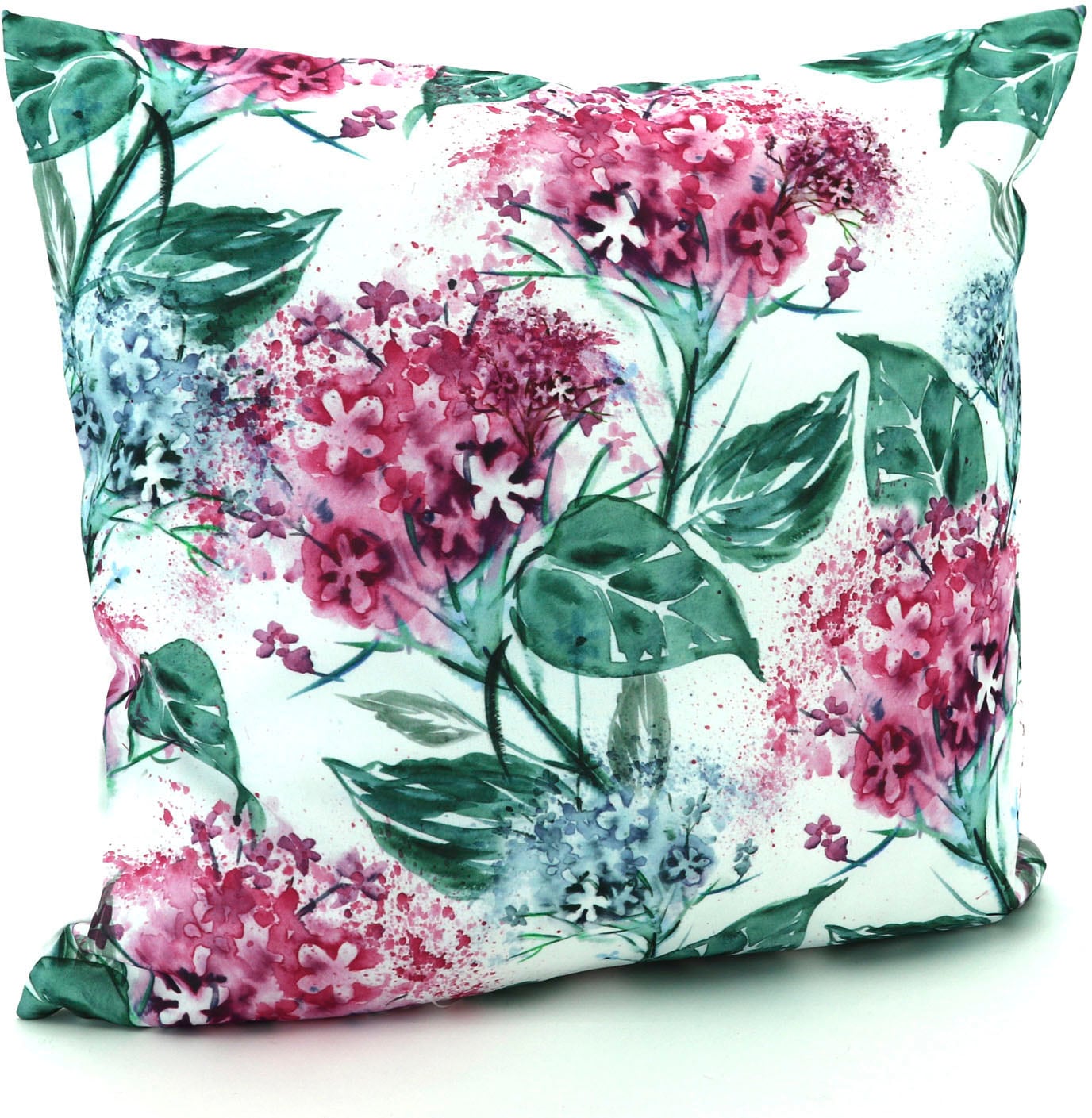 Weckbrodt Kissenhülle »Aquarell« Lotus-Effekt, Garten, Blumen, Kissen, ohne Füllung