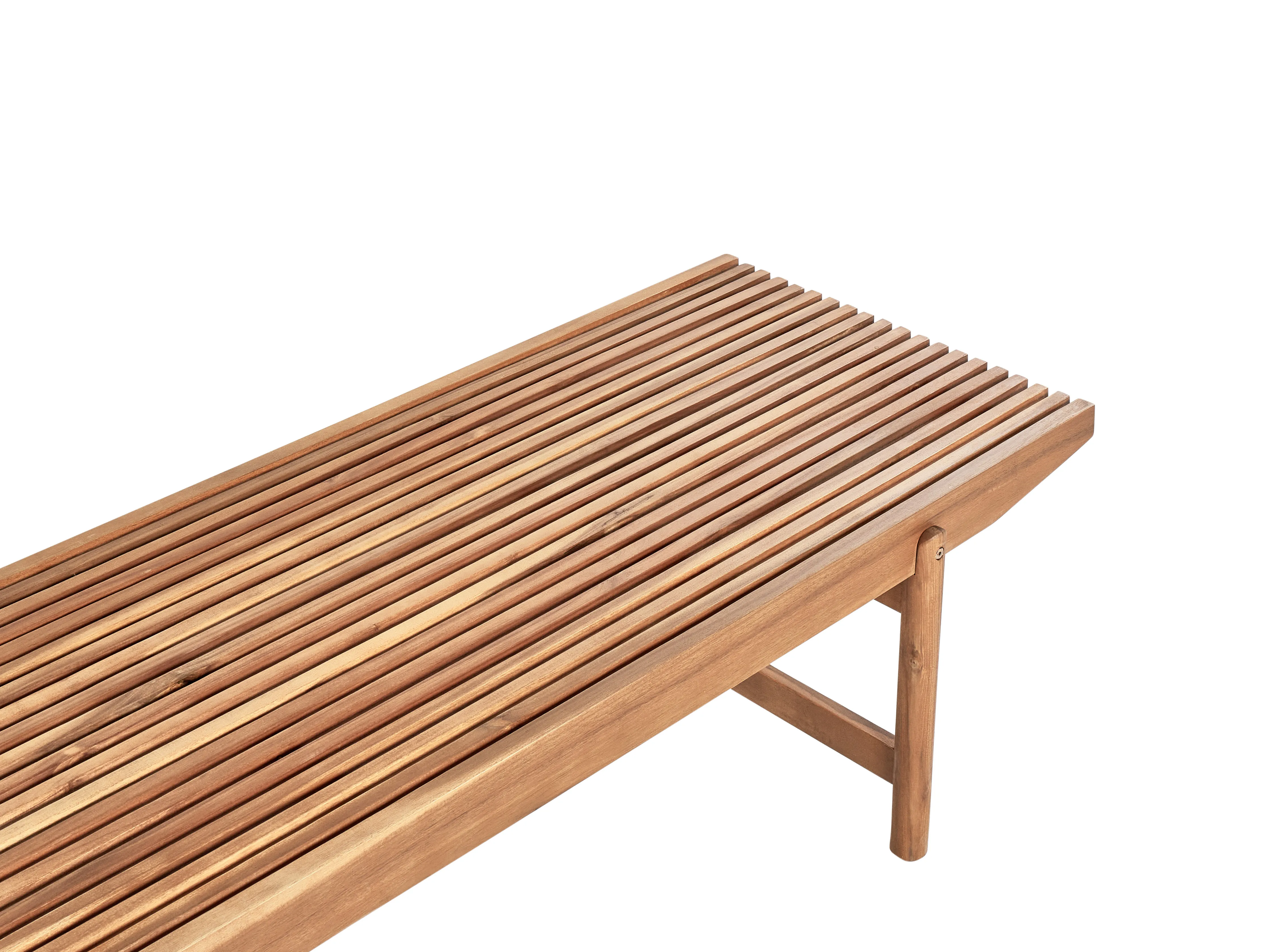 Tuinbank met zitkussen GIAVENO 210 cm Acaciahout Gebroken wit