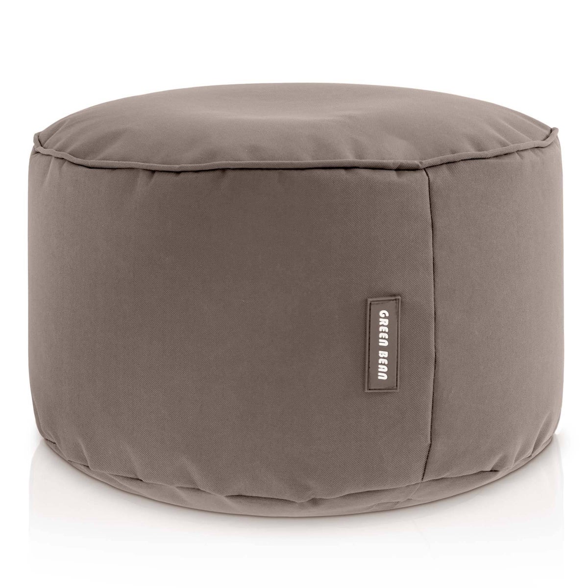 Green Bean Zitzakkruk 45x25cm met EPS-korrelvulling - Voetenbank, Voetkussen, Zitpoef voor Zitzakken - Vloerkussen voor Kinderen en Volwassenen - Voetsteun, Zitkussen, Kruk, Khaki