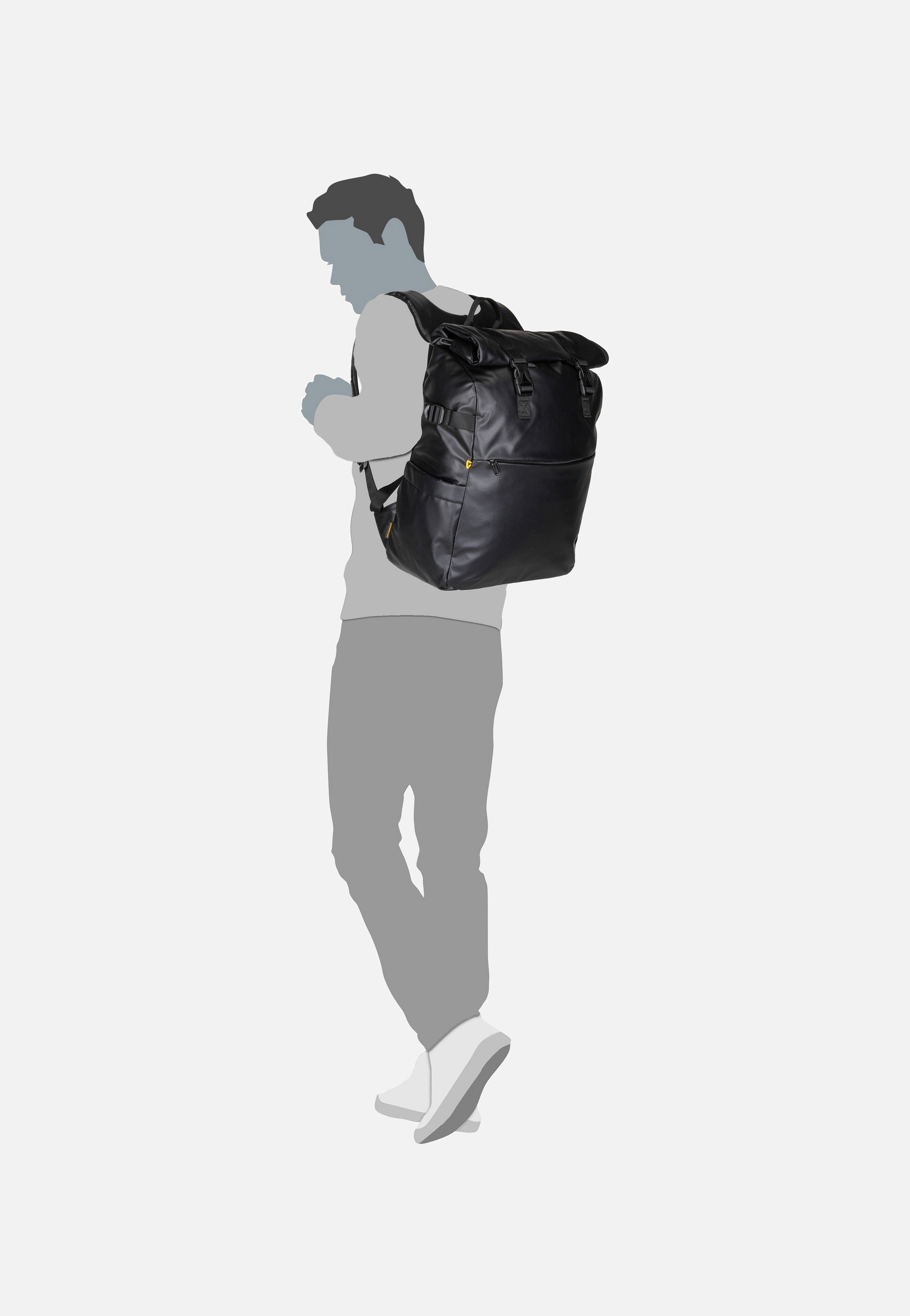 Eco Coated OST09 Black - Rucksack