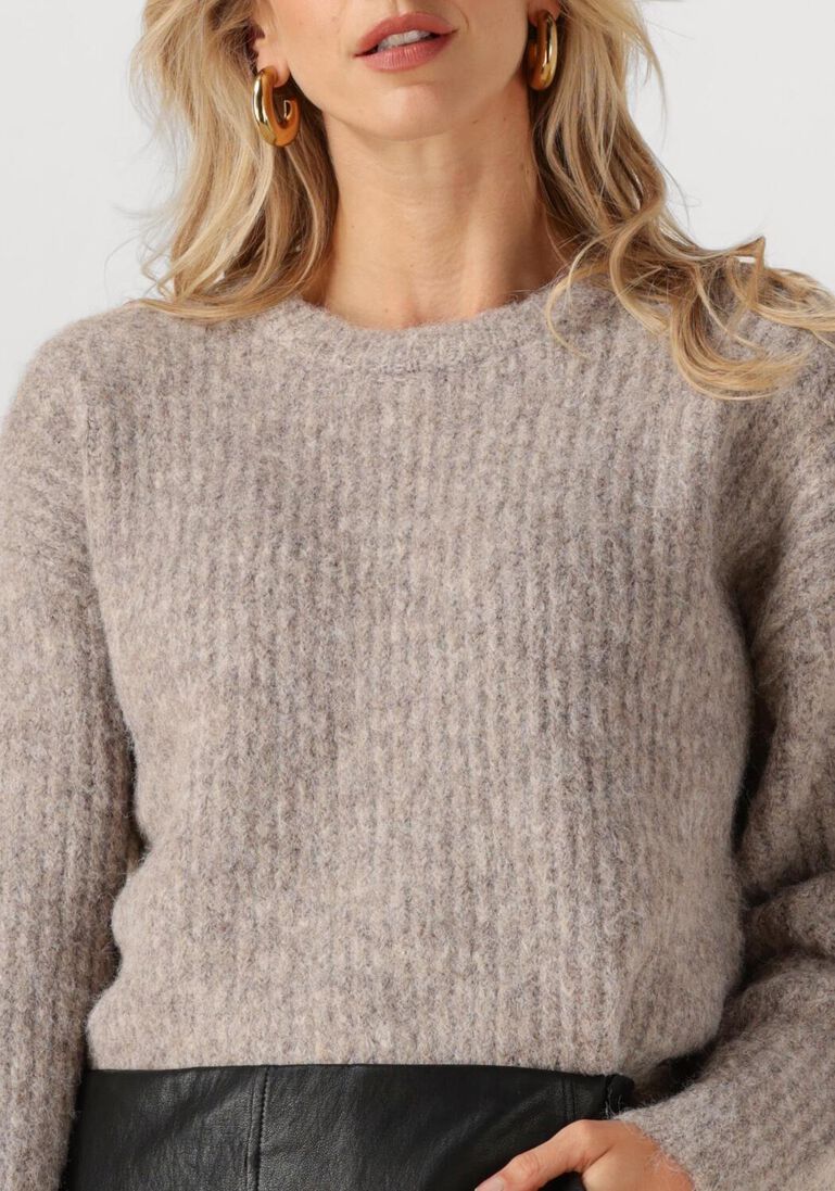 taupe co'couture trui charlie knit