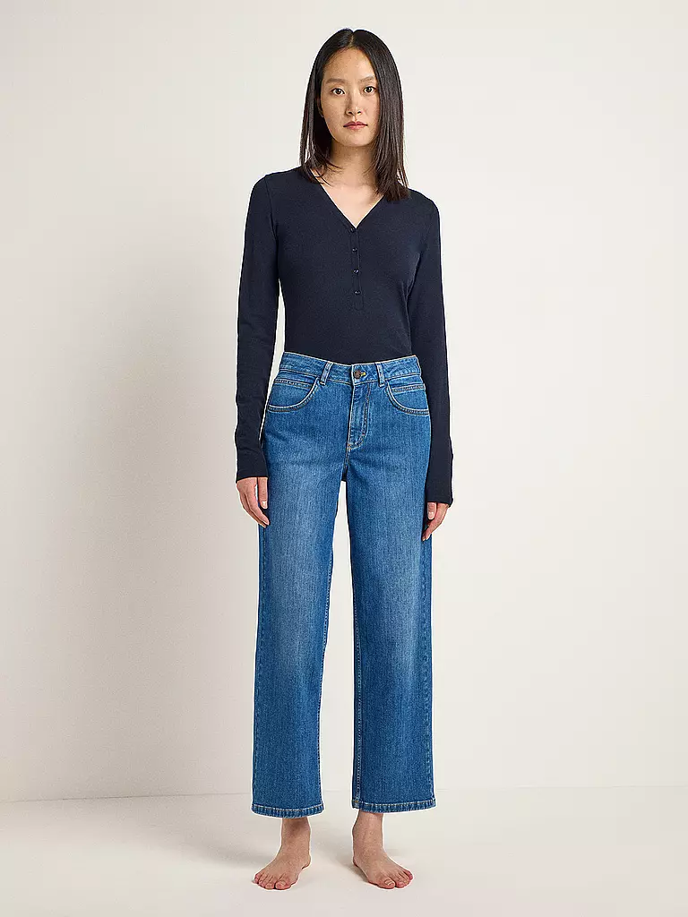 LANIUS Jeans Relaxed Fit 7/8 blau