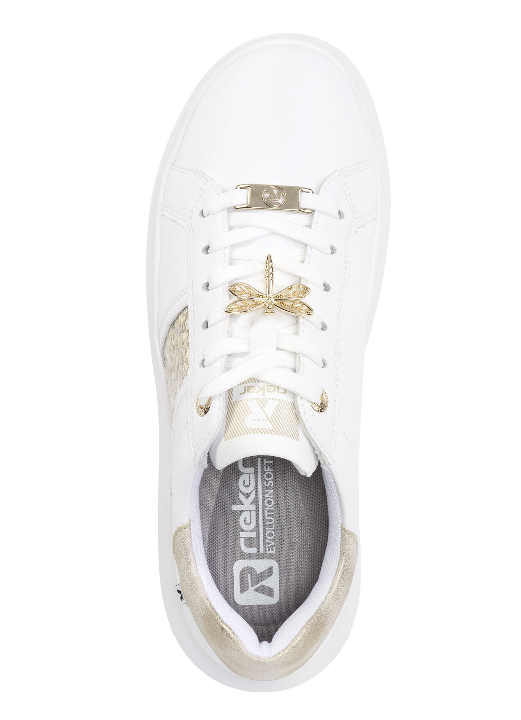 Sneaker mit Libellen-Metallschmuck