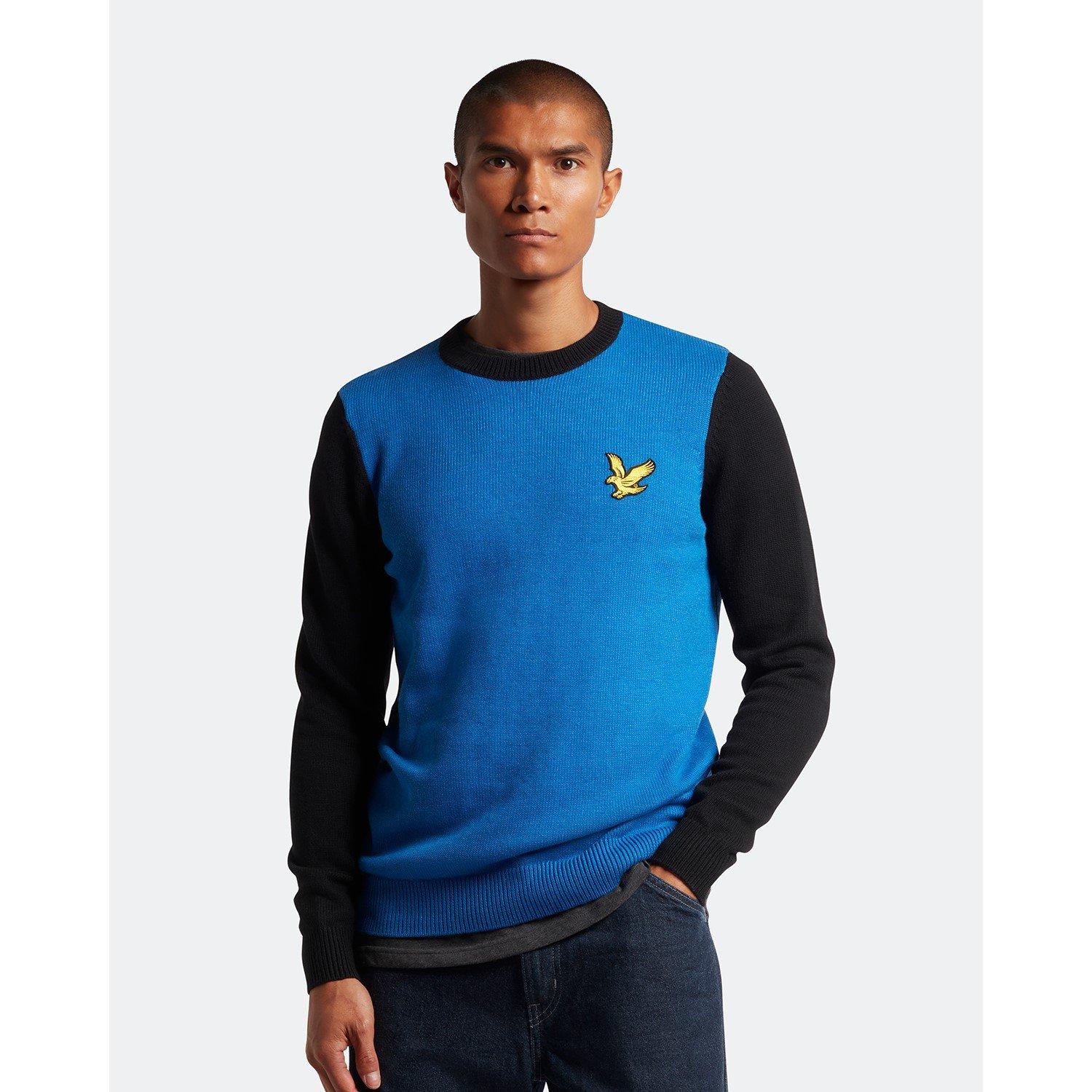 Lyle and Scott Colour Block Sweater