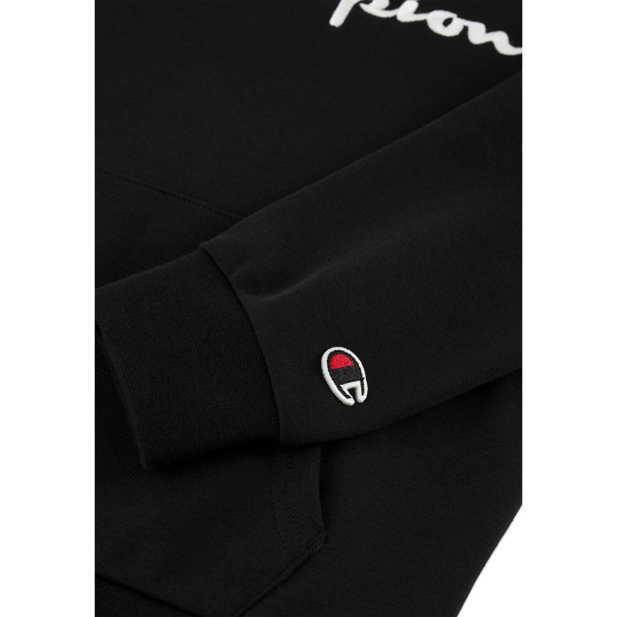 Champion Hooded Sweatshirt Kinder schwarz
