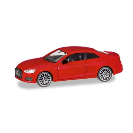 Herpa Audi A5 Coup&233 Black Edition , tangorot metallic