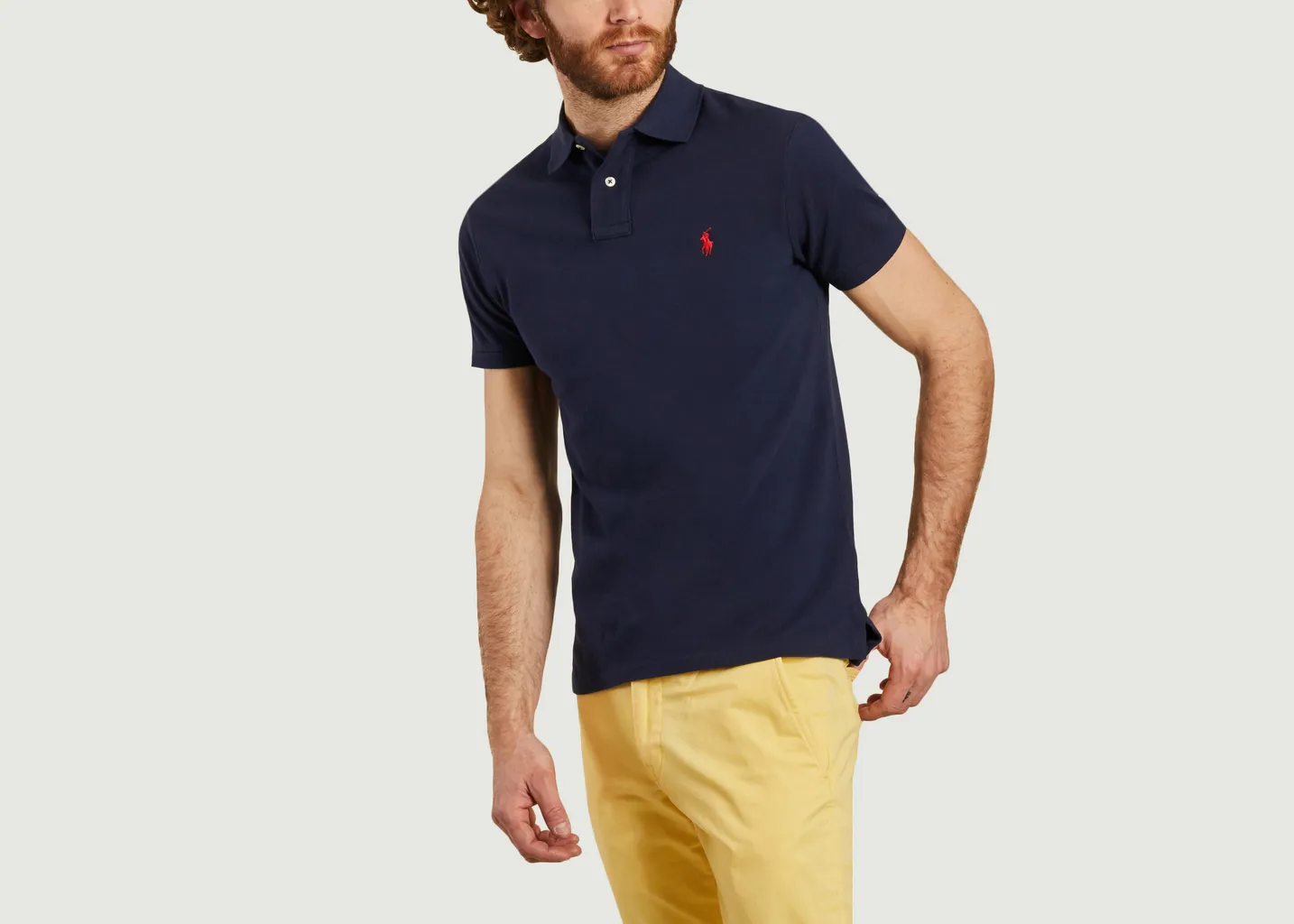 Polo cintré en coton piqué Polo Ralph Lauren