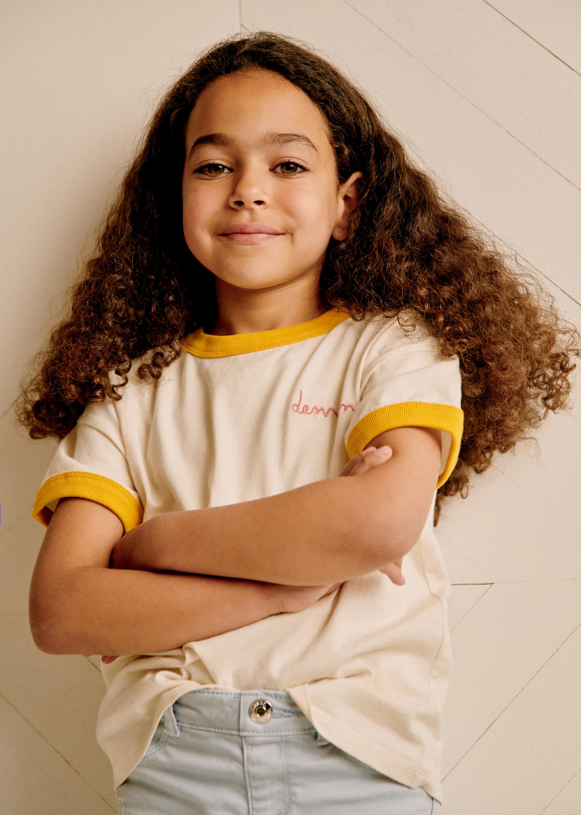 T-Shirt Enfant - Demain - Crème / Rose - E-SHOP/T-SHIRTS 5905333