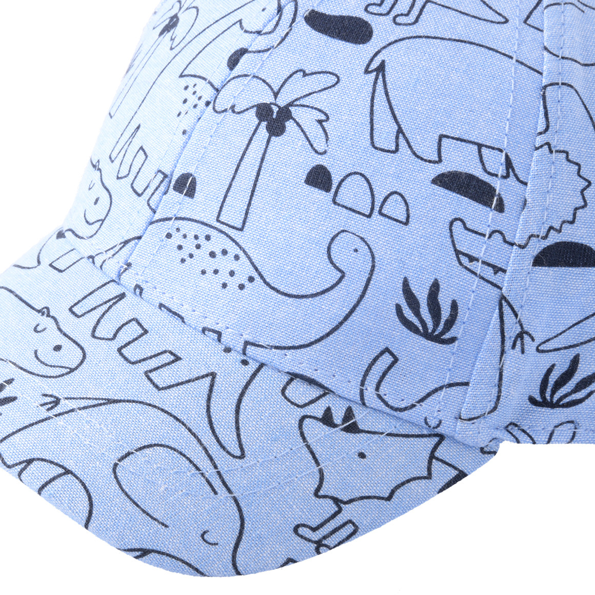 Topomini Baby Kappe mit Tier-Motiven hellblau