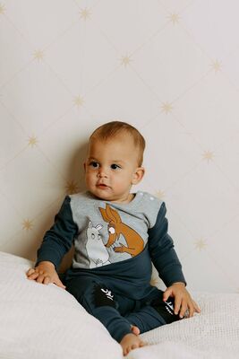 Mummitrollet Furry Genser, Blue