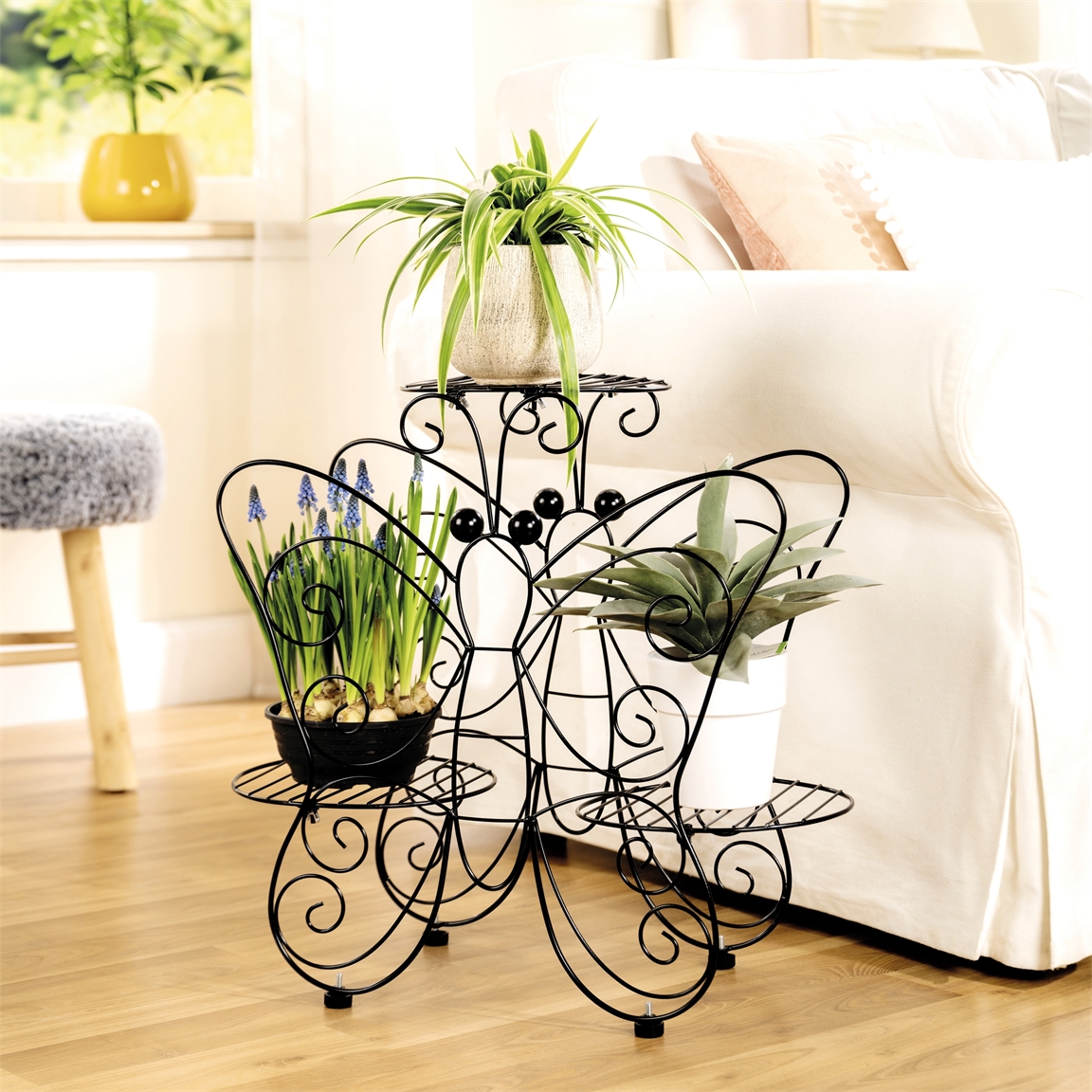 Porte-plantes papillon