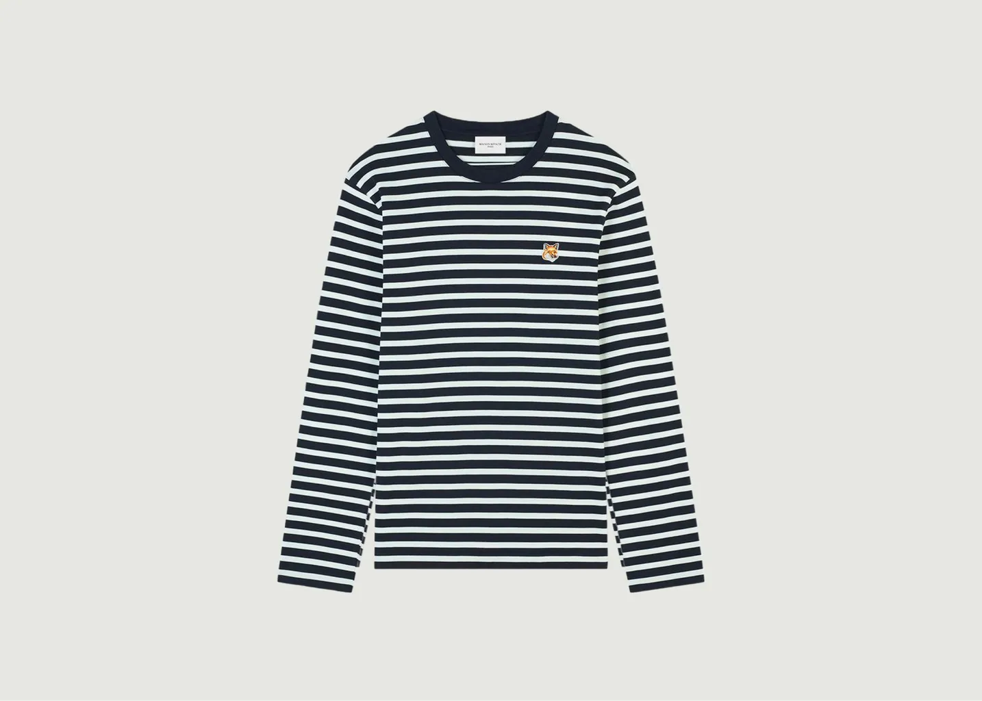 T-shirt à rayures Maison Kitsuné