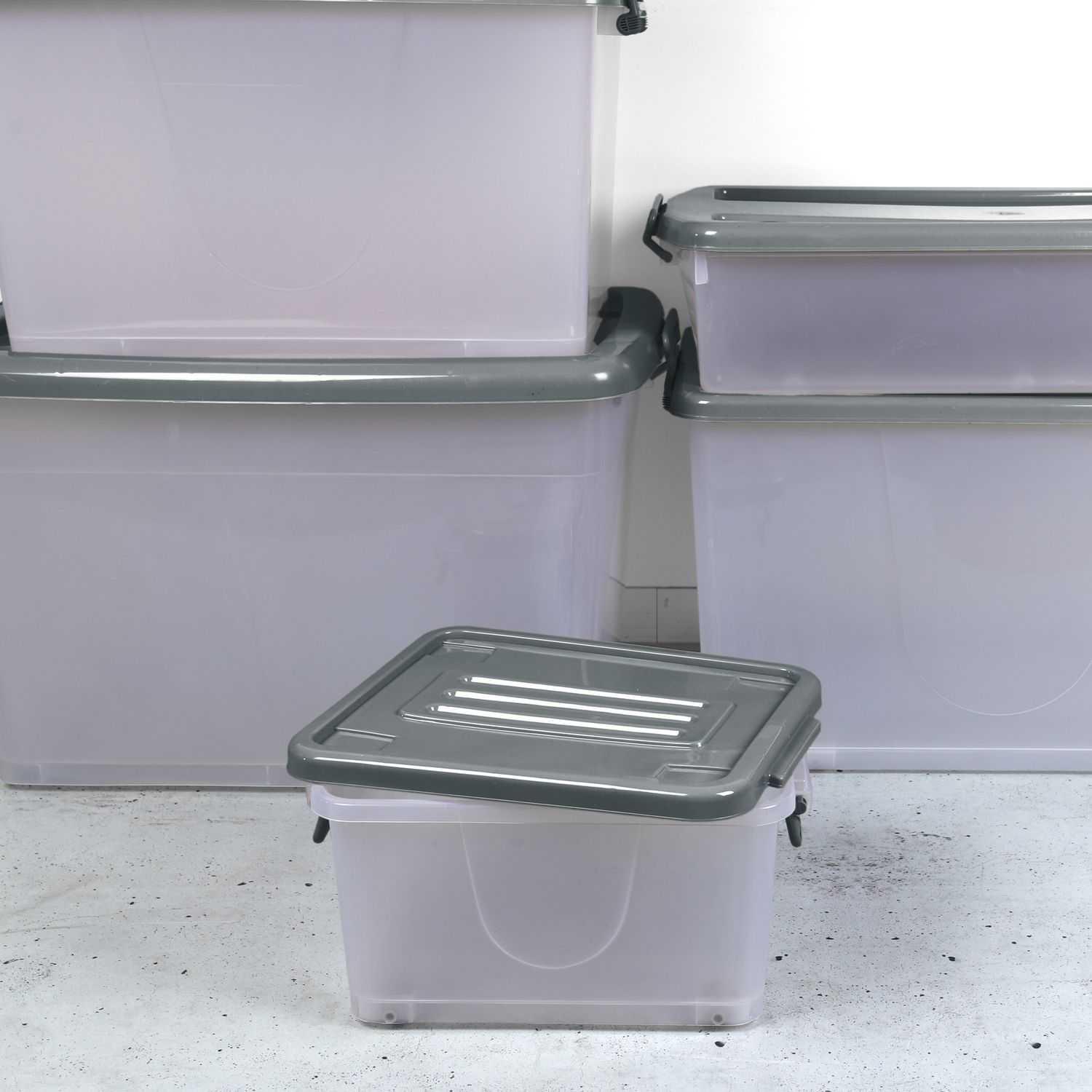 BOITE RANGEMENT PLASTIQUE 17L