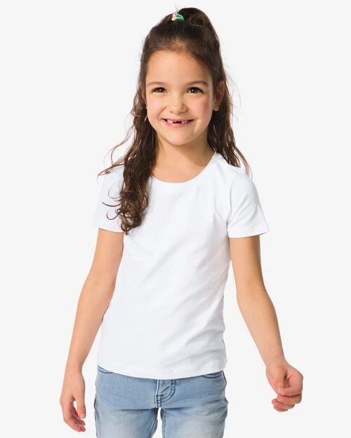 2 t-shirts enfant coton biologique blanc