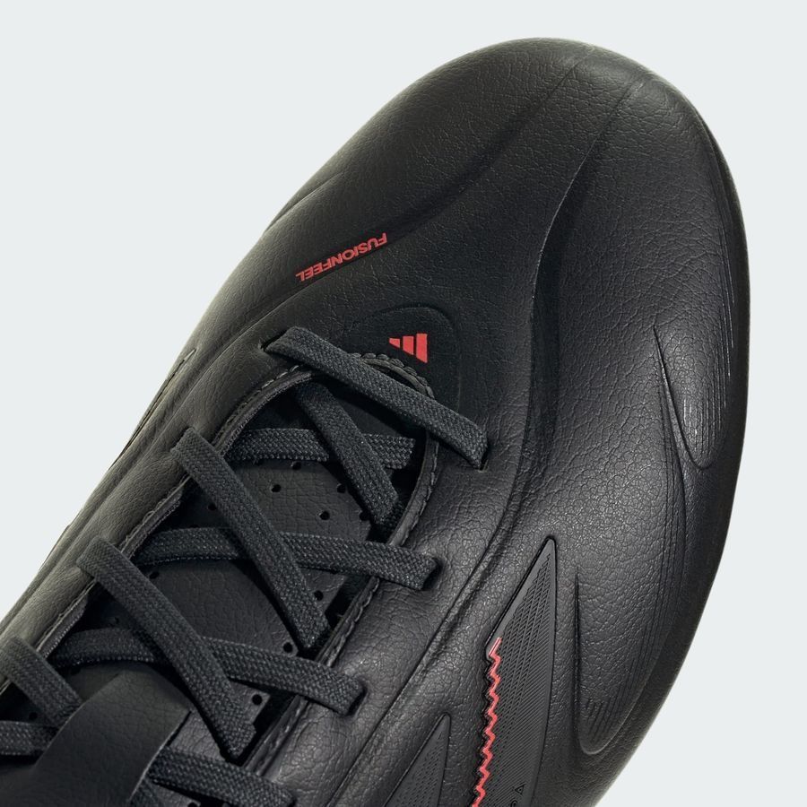 adidas Copa Pure League III FG/AG Stealth Victory - Noir/Gris/Lucid Red