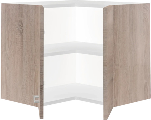 Flex Well Samoa hoekwandkast BxDxH 60 x 32 x 55 cm sonoma eiken mat gedemonteerd