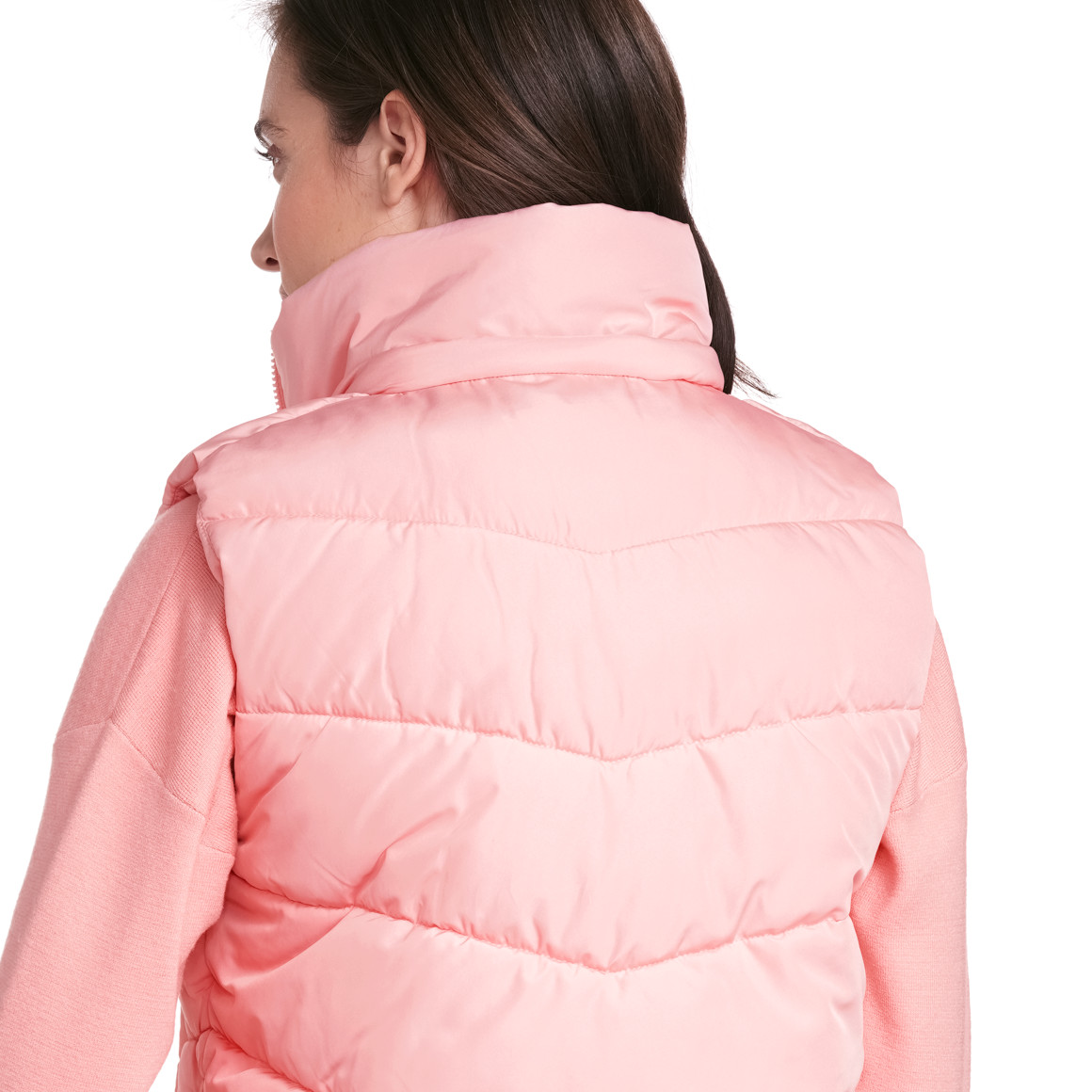 Gina Collection Damen Weste in Unifarben rosa