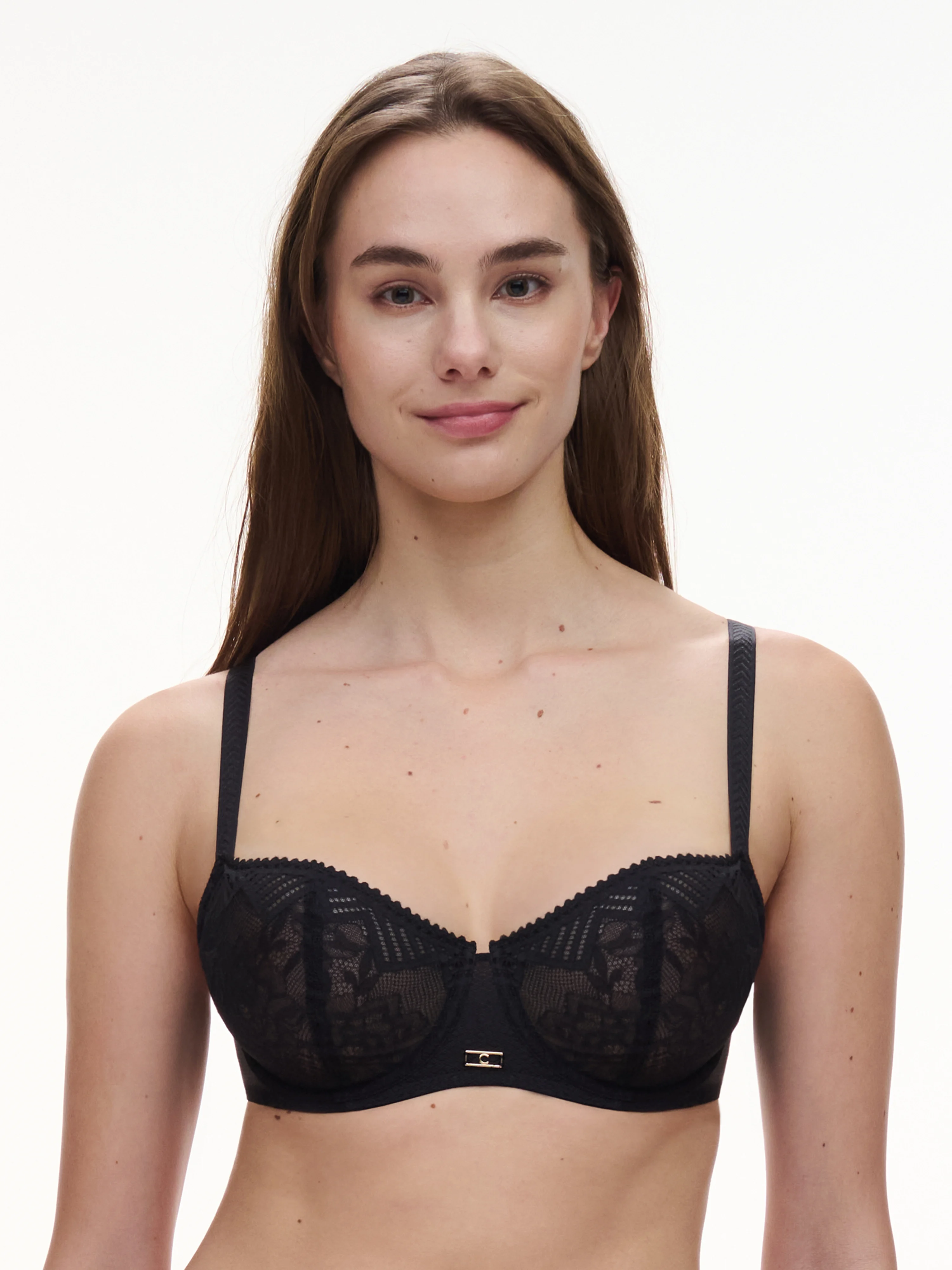 ORIGINS - Soutien-gorge corbeille en dentelle | Noir