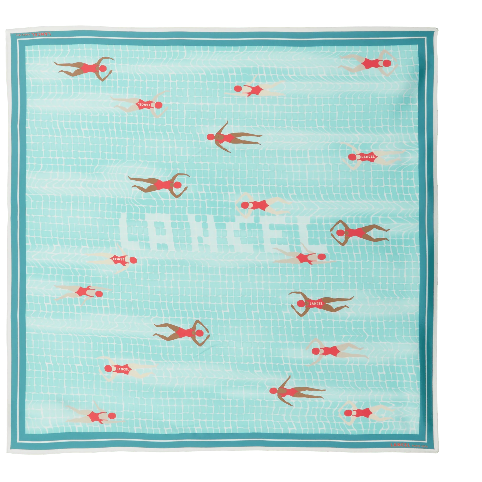 Square 90 Pool Pattern-Multico Menthe